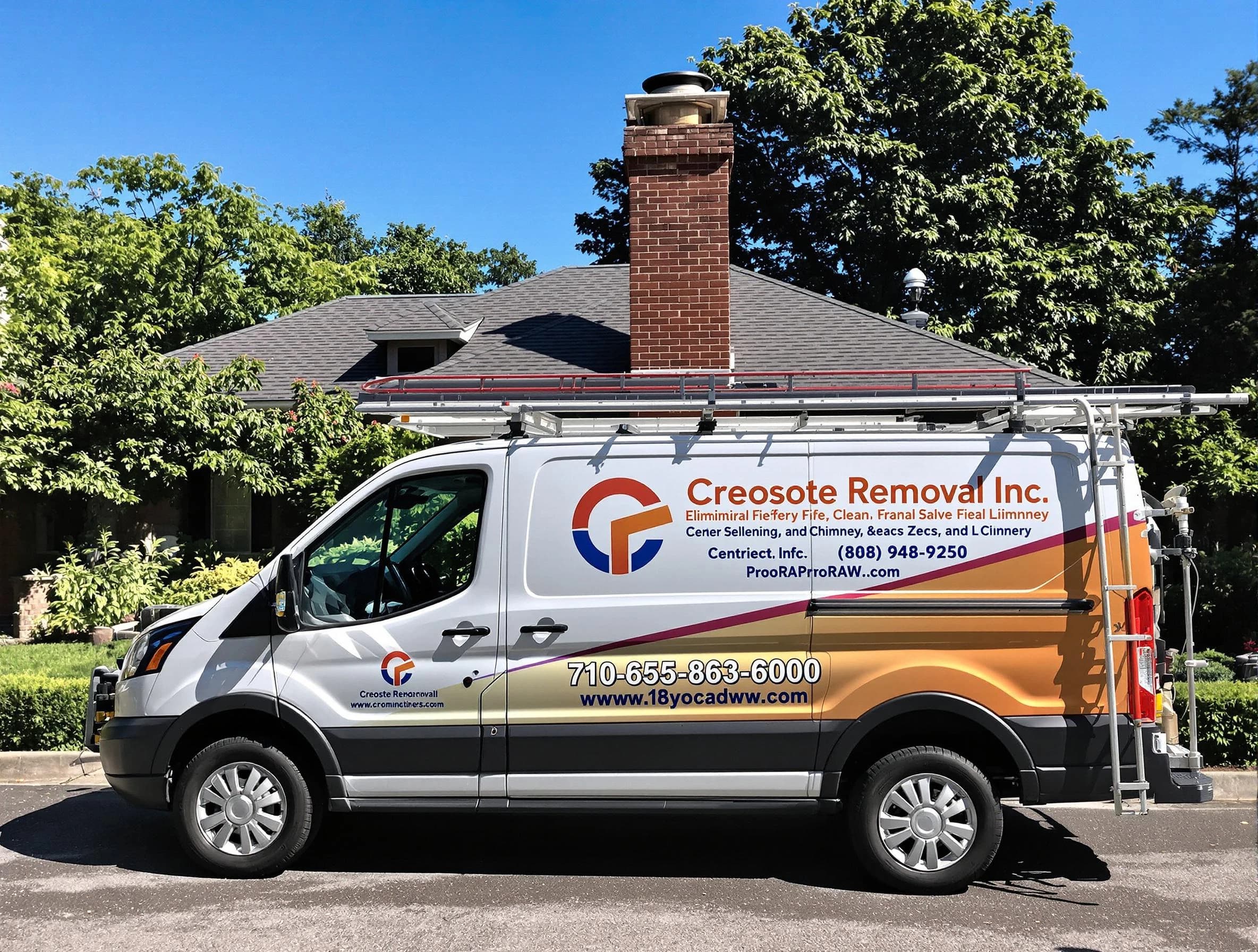 Harrah Chimney Sweep technician removing creosote safely in Harrah, OK
