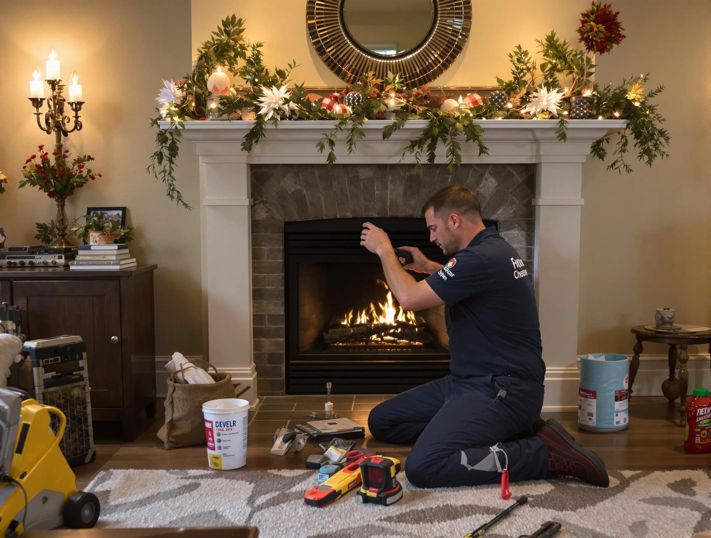 Harrah Chimney Sweep offering fireplace maintenance services in Harrah, OK