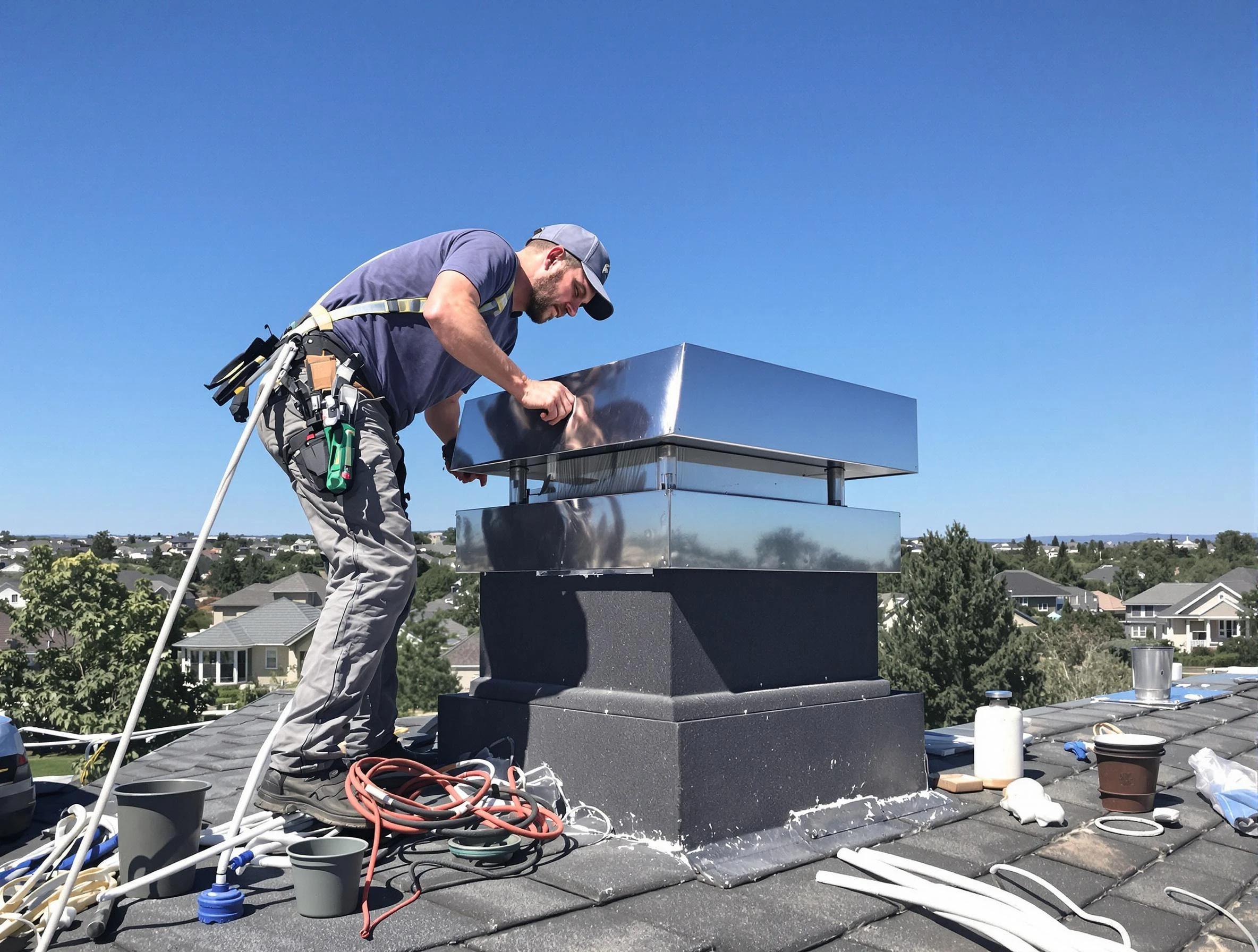 Chimney Cap Services in Choctaw, OK