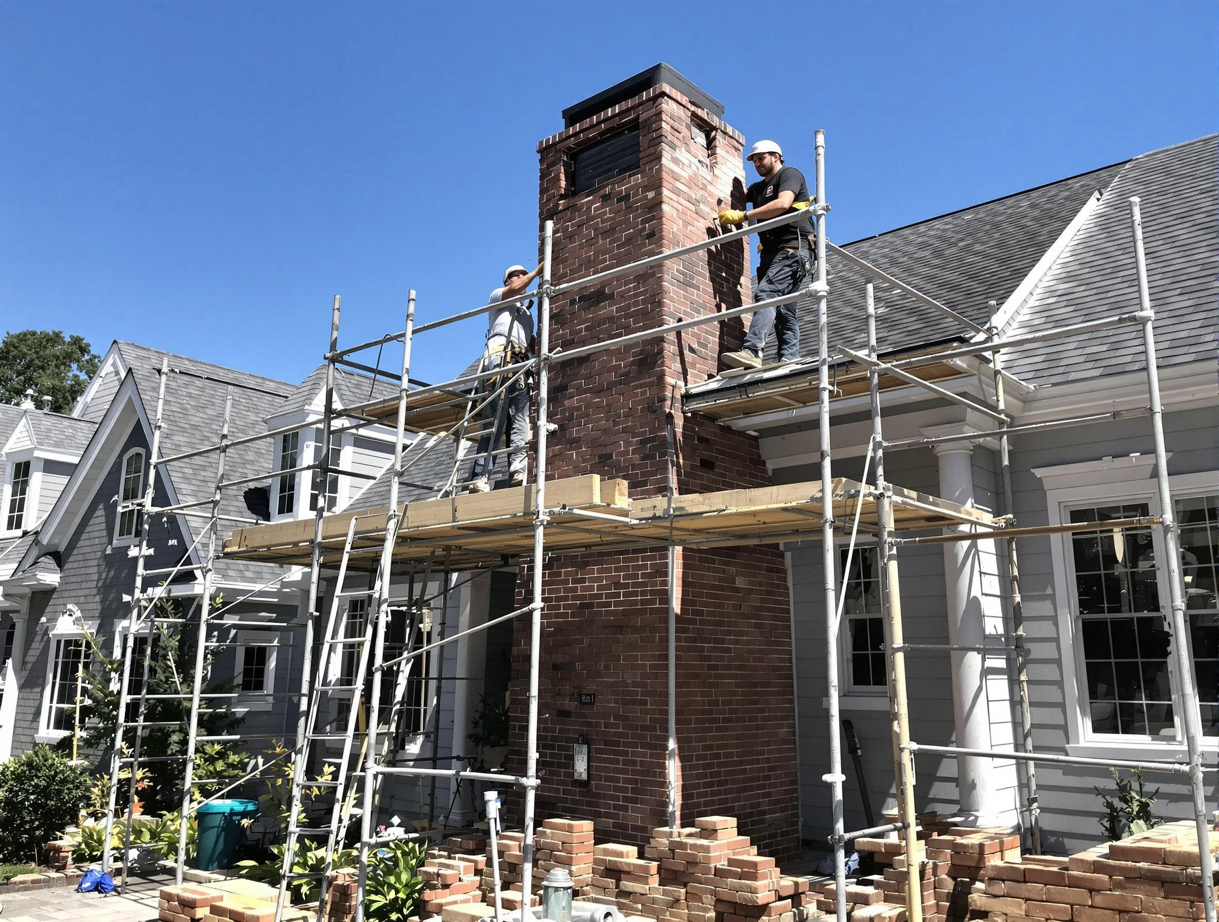 Chimney Rebuilding in Choctaw, OK